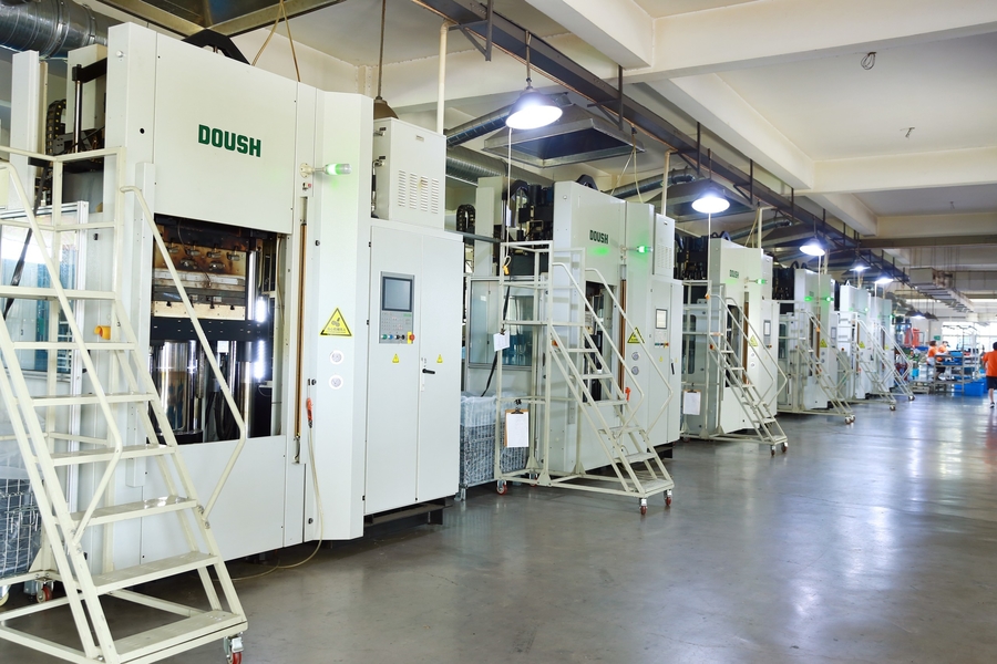 Jiangsu Kunyuan Rubber & Plastic Technology Co.,Ltd ligne de production du fabricant